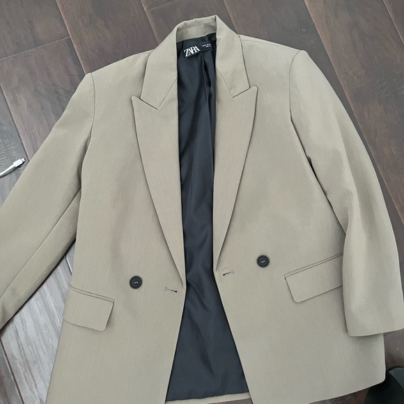 Zara khaki blazer - Picture 4 of 6